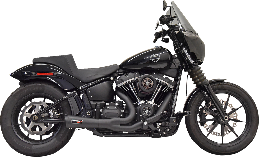 2-into-1 Ripper Short Exhaust System - Black - 49-State