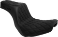High Noon Seat - Double Diamond - Black Logo - Black Stitch - FL/FX '18-'25