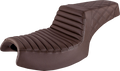 Step-Up Seat - Front Tuck-n'-Roll/Rear Lattice Stitch - Brown - Challenger