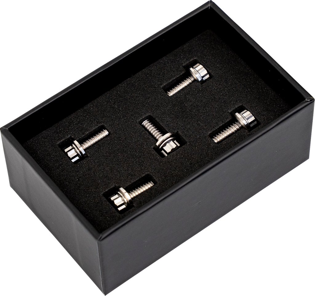 Bitchin' Bolts Hardware Kit - Titanium - M8 - Derby Cover