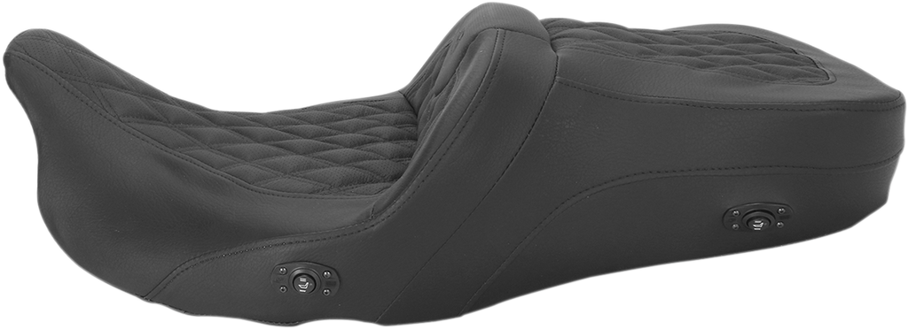 Roadsofa™ Seat - without Backrest - Full Lattice Stitch - Heated - FLH/FLT '08-'24
