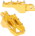 Aggressor Foot Pegs - Front - Gold - FL/FX '18-'25