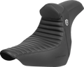 Pro Series SDC Performance Seat - w/ Backrest - Tuck-n-Roll/Carbon Fiber - Gripper - FLSB/FX '18-'24