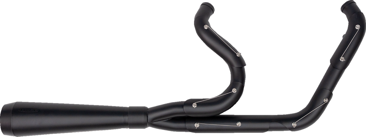 2-into-1 Assault Exhaust System - Full Black on Black