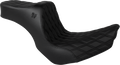 Chariot Seat - Black Double Diamond Stitch - Black Logo - FLSB '18-'21/FXLR '18-'26