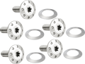 Bolt Kit - Holeshot/Front/Floating/Brake Rotor - Spoke Mount - Polished - 5 Pack