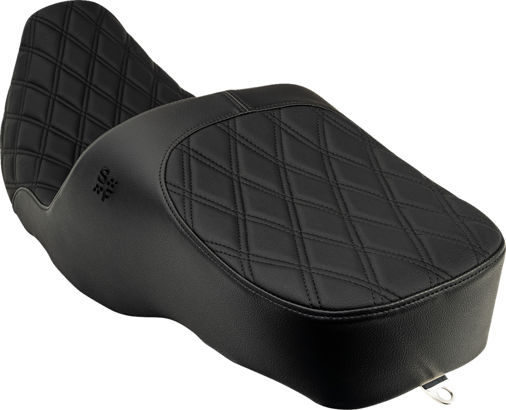 Chariot Seat - Black Double Diamond Stitch - FL '97-'07
