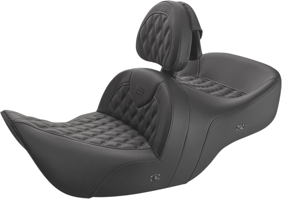 Heated Roadsofa™ Seat - Lattice Stitch - w/ Backrest - GL