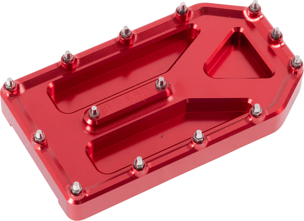 Aggressor Brake Pedal Pad - Red - Touring