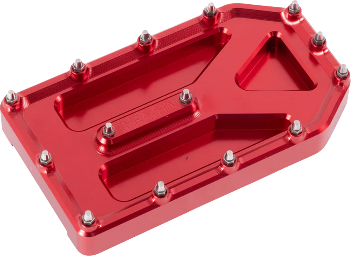 Aggressor Brake Pedal Pad - Red - Touring