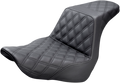 Step-Up Seat - Full Lattice Stitch - Black