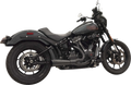 2-into-1 Ripper Exhaust System with Megaphone Muffler - Shor