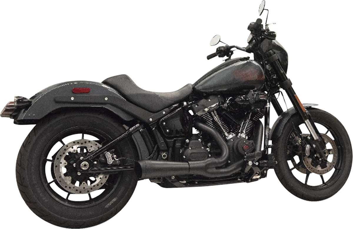 2-into-1 Ripper Exhaust System with Megaphone Muffler - Shor