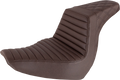 Step-Up Seat - Front Tuck-n-Roll/Rear Lattice Stitch - Brown