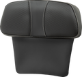 Chopped Tour Pak Backrest Pad - Dominator - Black w/ Carbon Fiber Inset - FLT/FLH '14-'23