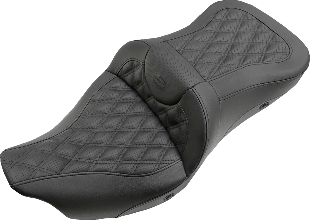 Extended Reach Roadsofa™ Seat - Lattice Stitched - without Backrest - Heated - FL '08-'24