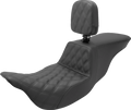 Tour Step-Up Seat - Rider Backrest - Rider Lattice Stitch - FL '08-'24