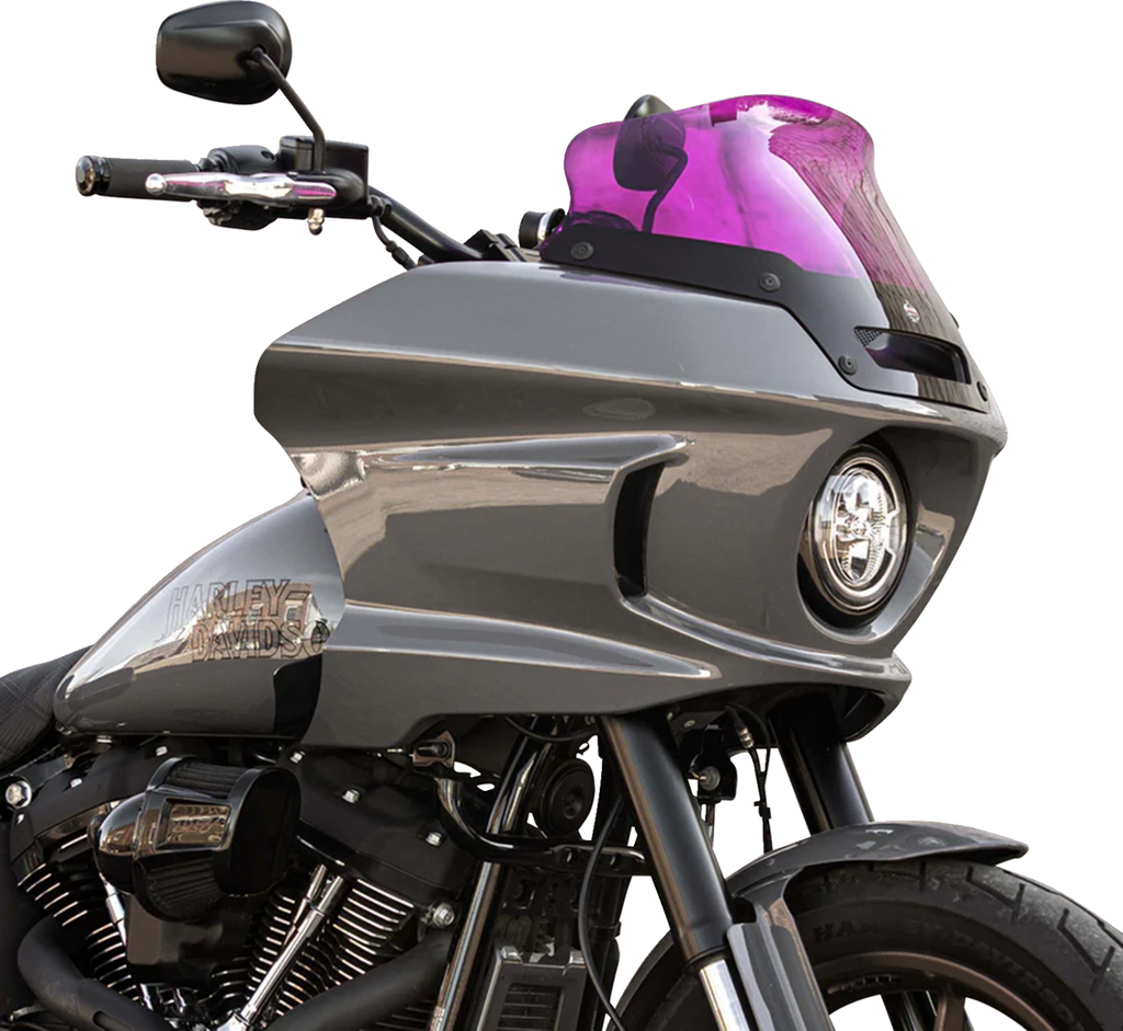 Kolor Flare™ Sport Windshield - 6" - Purple - '22-'26 FXLRST