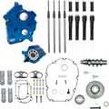 Cam Chest Kit - Water Cooled - Gear Drive - 475 Cam - Black Pushrod Tubes - M8