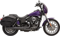 2:1 Exhaust - Black - Megaphone - Long - '91-'05 FXD
