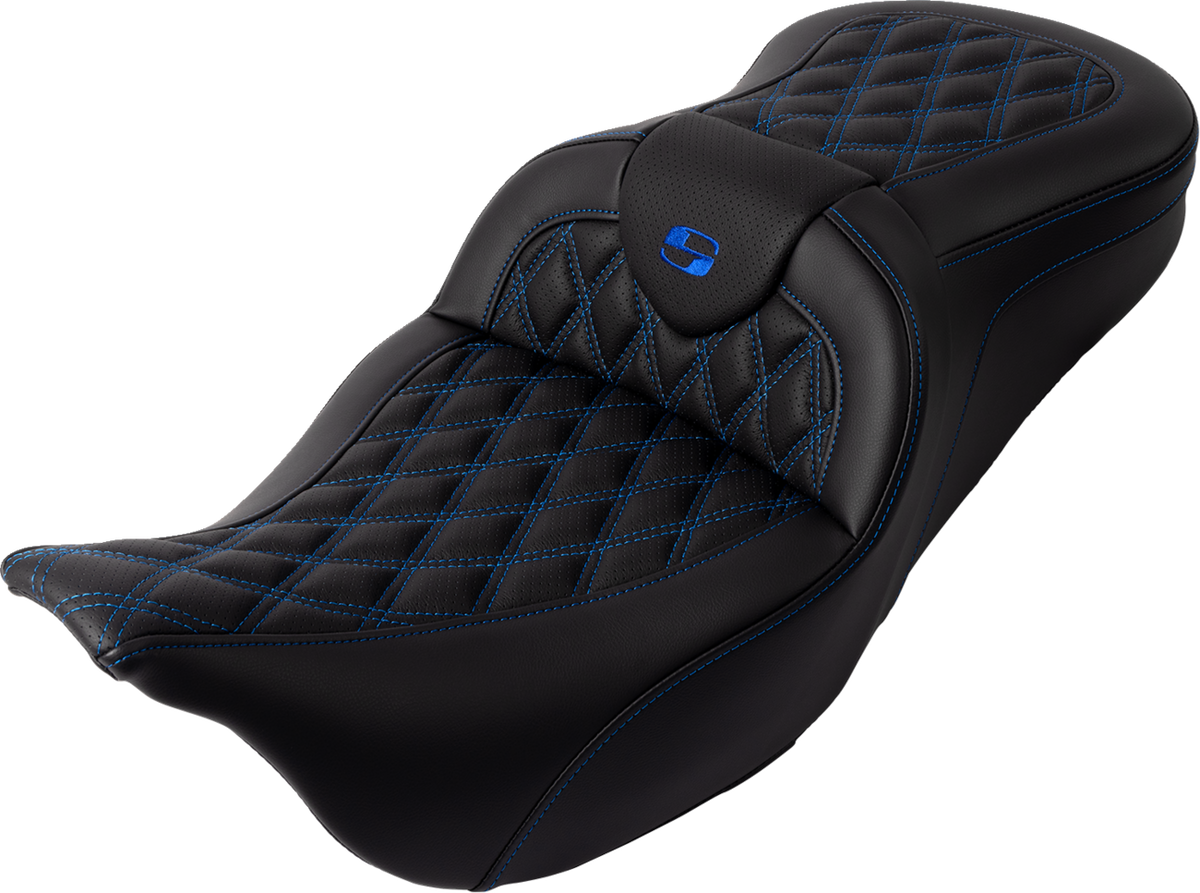 Roadsofa™ Seat - with Backrest - Blue Stitch - FL '08-'23