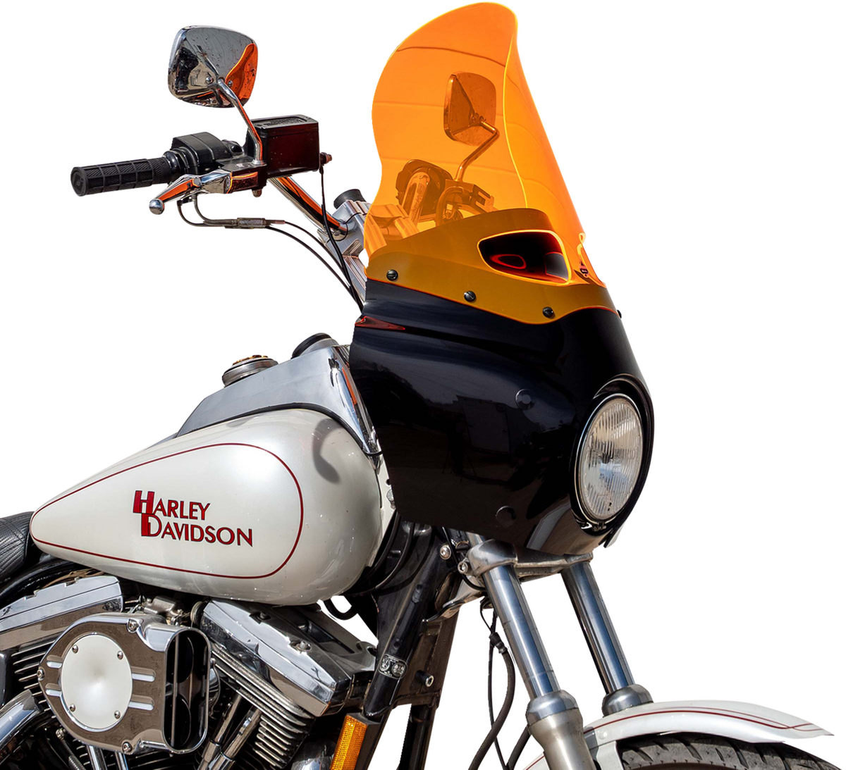 Ice Flare® Windshield - 15" - Orange Ice - Road Warrior Fairing