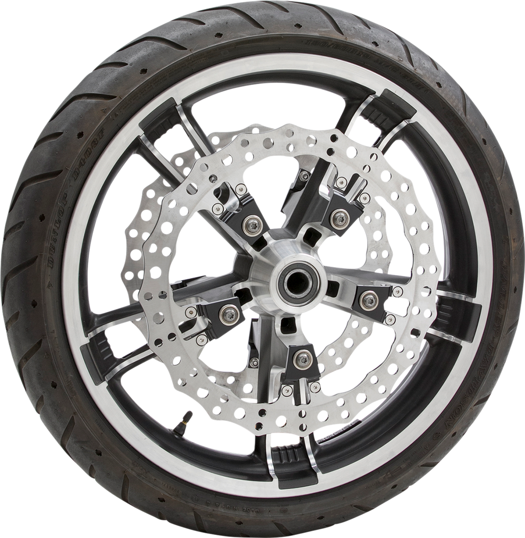 Jagged Left Brake Rotor - Touring - 14"