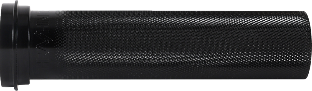 Throttle Tube - Knurled - 1" - TBW - Black