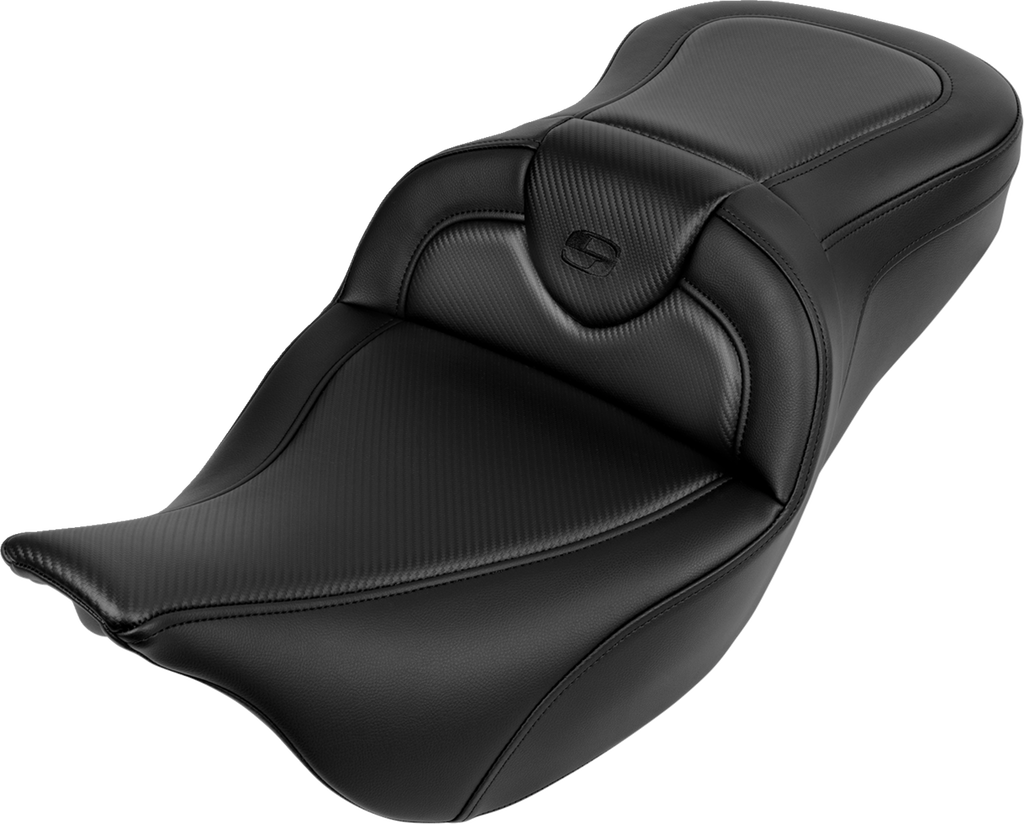 Roadsofa™ Seat - without Backrest - Carbon Fiber - Black Stitch - 'FL '08-'19