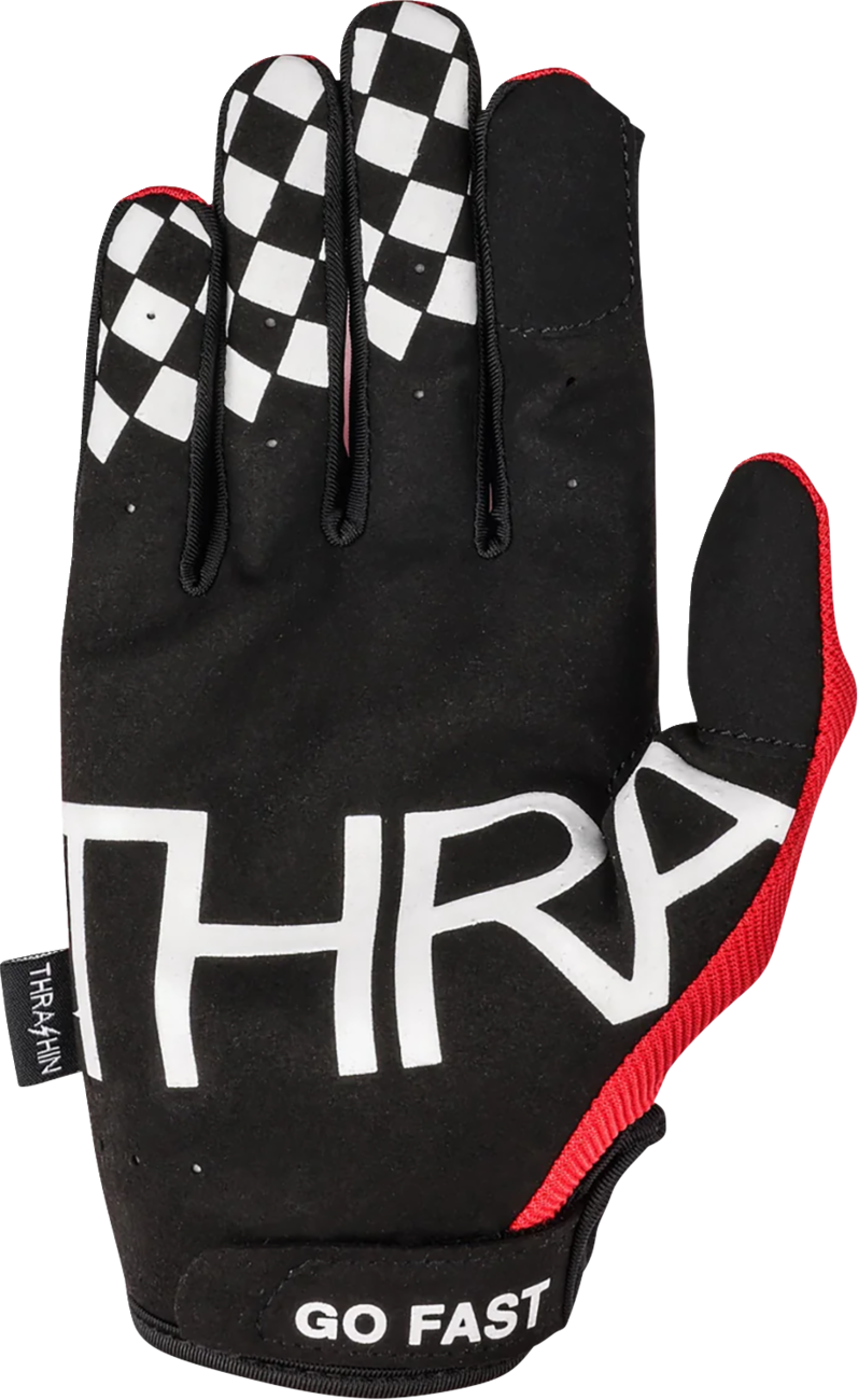 Go Fast Stealth Gloves - Red - XL