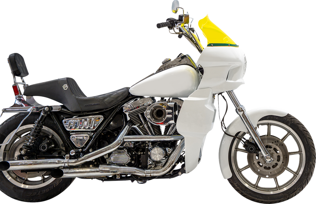 Ice Flare® Windshield - 12-1/2" - Yellow Ice - Saddlemen S-RT Fairing