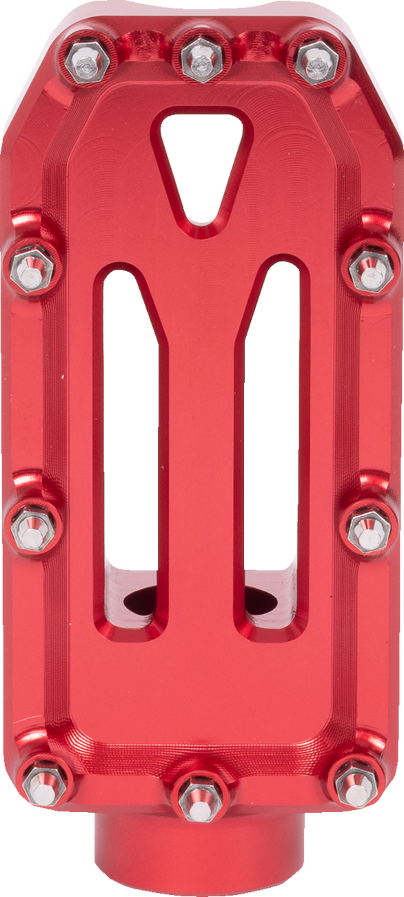 Aggressor Brake Pedal - Red - Touring