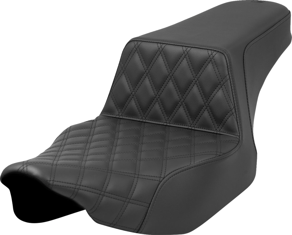 Step-Up Seat - Front Lattice Stitch - Black - FL '23-'24