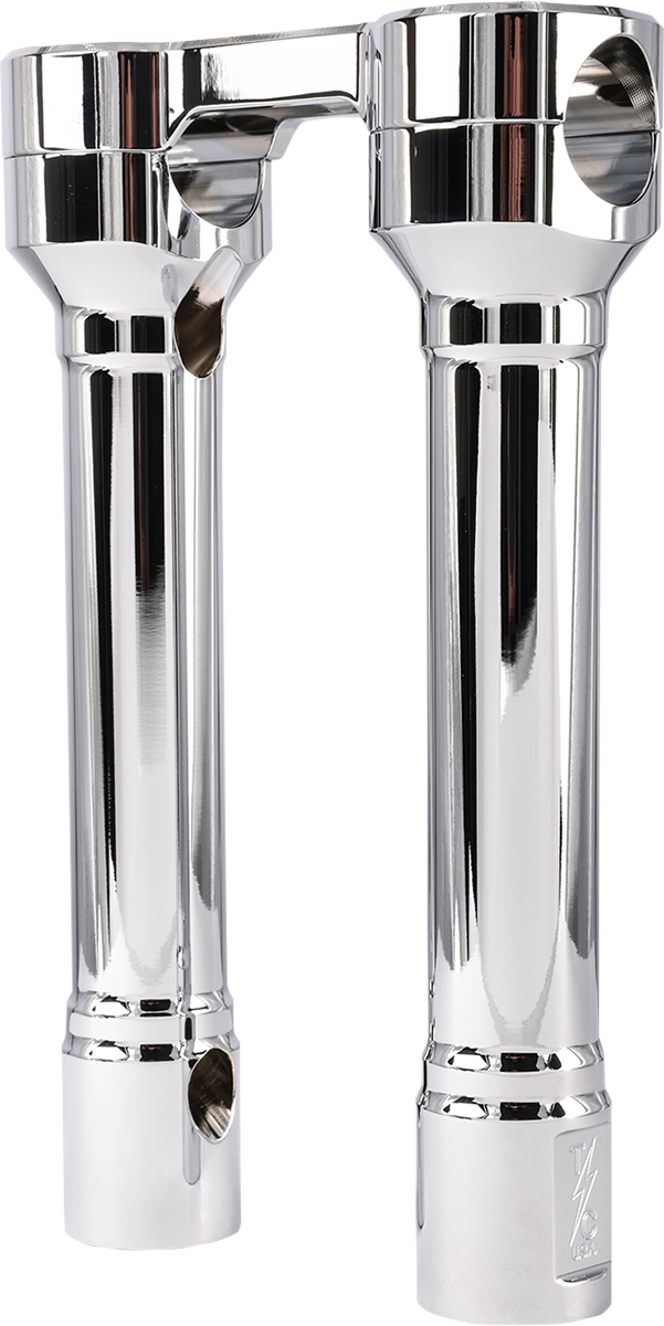 Hole Shot Risers - 8" - Chrome