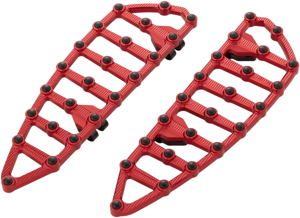 MX Driver Floorboards - Red