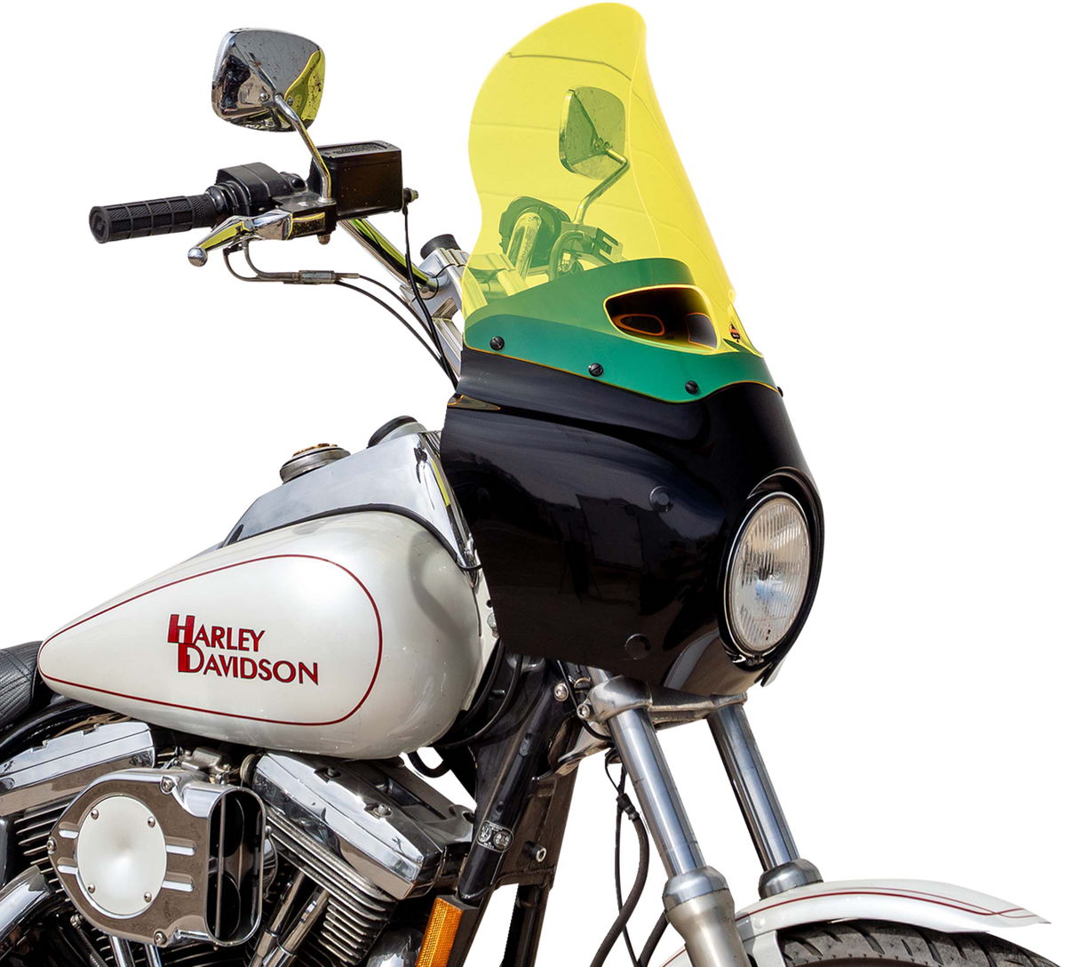Ice Flare® Windshield - 15" - Yellow Ice - Road Warrior Fairing