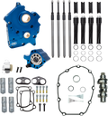 Cam Chest Kit - Water Cooled - Chain Drive - 475 Cam - Black Pushrod Tubes - M8