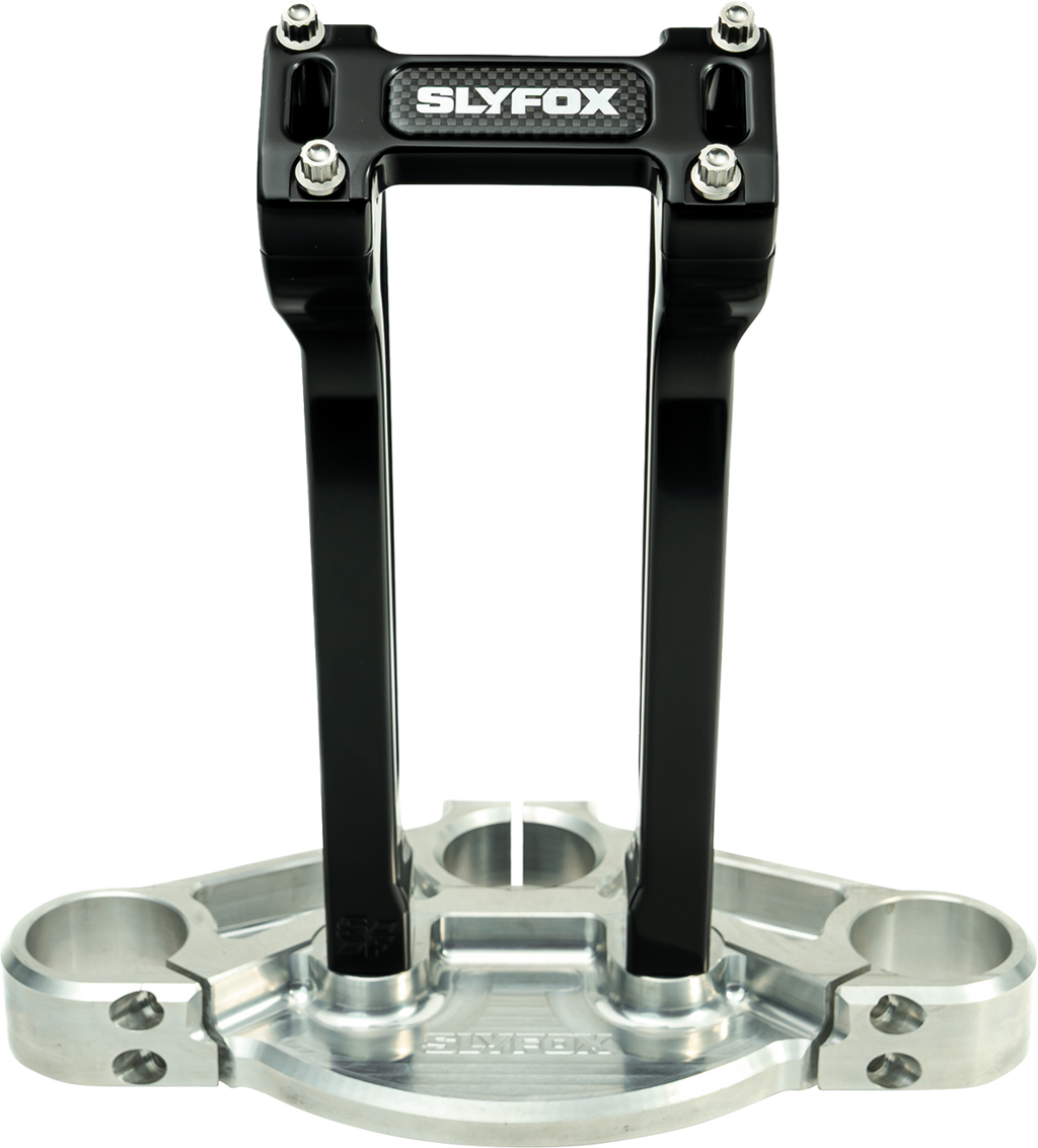 Handlebar Riser Kit - Pullback - 1-1/8" Clamping - 10" Rise - Black