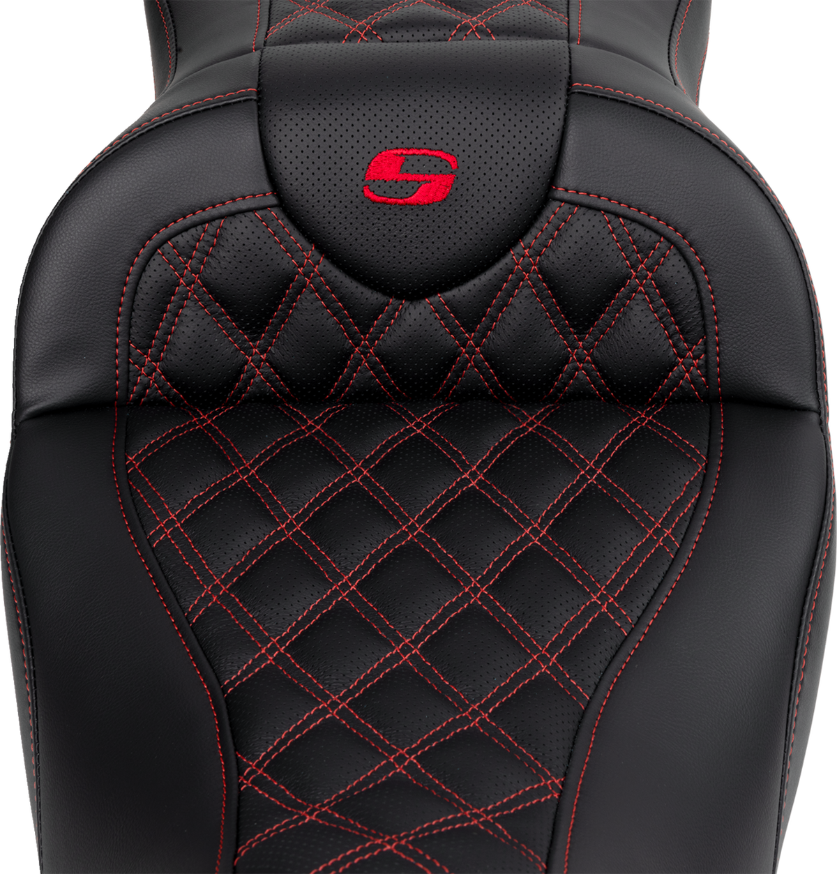 Roadsofa™ Seat - with Backrest - Red Stitch - FL '08-'23