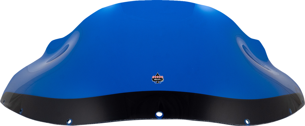 Kolor Flare® Windshield - 9" - Blue - FXRP