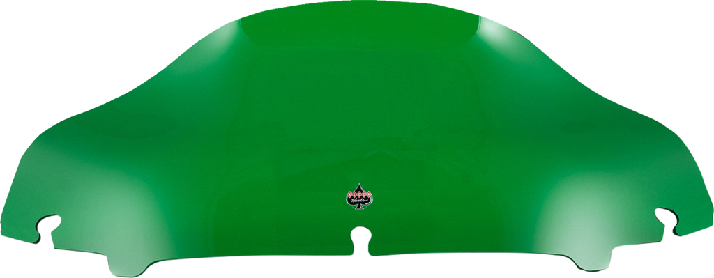 Kolor Flare® Windshield - 6-1/2" - Green - '14-'25 FLH/FLHT/FLHX