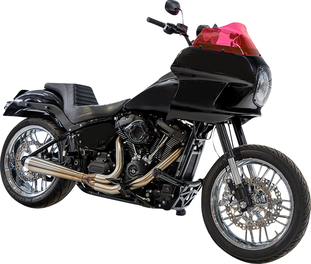 Ice Flare® Windshield - 9" - Pink Ice - FXRP Fairing