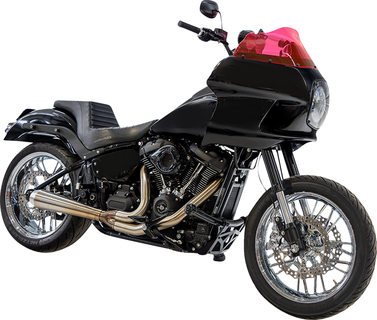 Ice Flare® Windshield - 9" - Pink Ice - FXRP Fairing