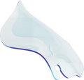Ice Flare® Windshield - 6.5" - Blue Ice - '96-'13 FLHT/FLHX