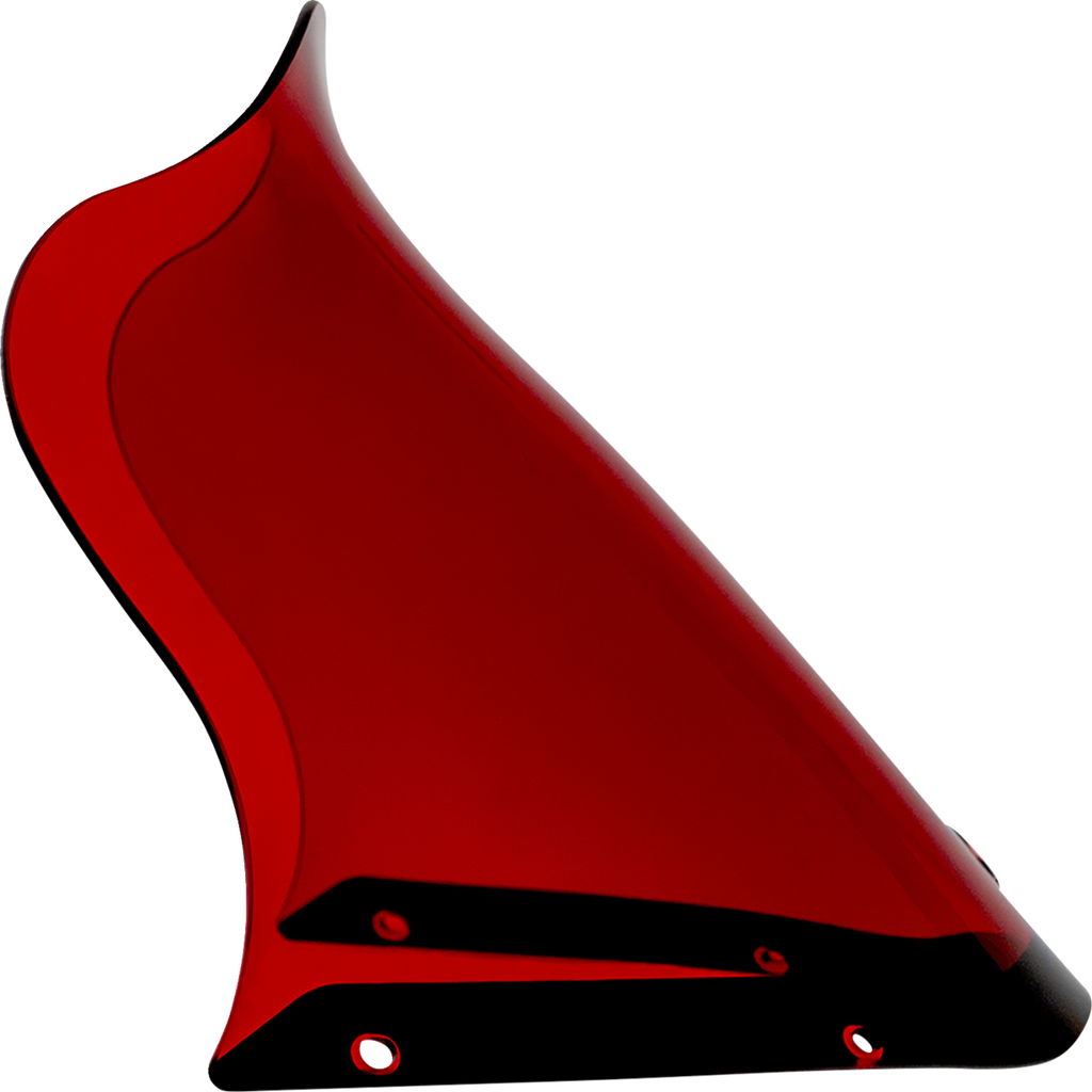 Kolor Flare® Windshield - 12-1/2" - Red - Saddlemen S-RT Fairing