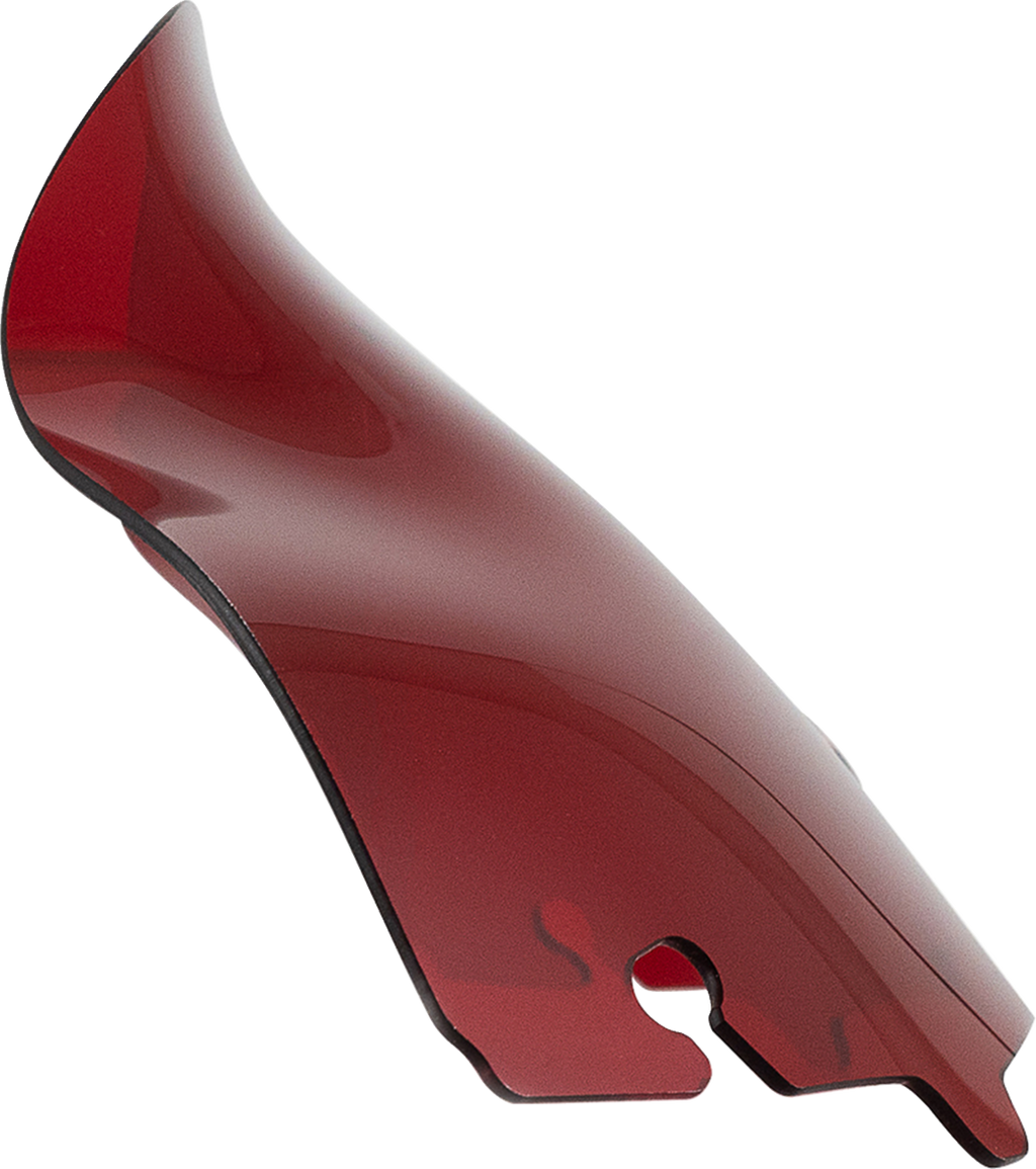 Kolor Flare® Windshield - 6-1/2" - Red - '14-'25 FLH/FLHT/FLHX