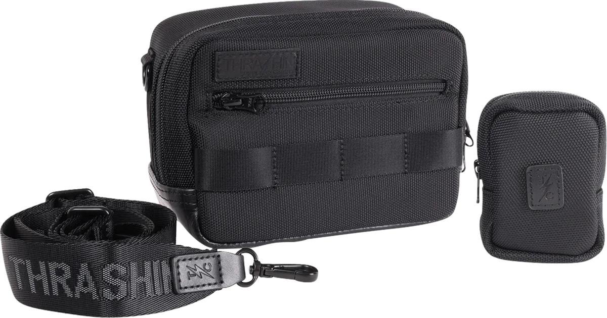 Crossbody Handlebar Bag - Black/Gray