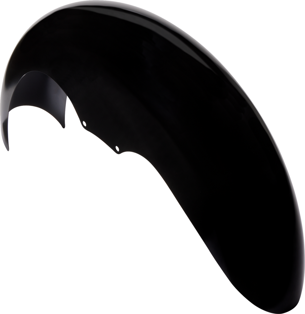Level Front Fender - Black - 21" Wheel - HD Touring/Trike