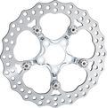 Spider Rotor - 12.6" - Chrome - Front