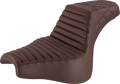 Step-Up Seat - Front Tuck-n-Roll/Rear Lattice Stitch - Brown - FXFB/S '18-'23